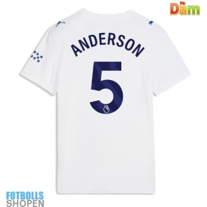 Billiga Manchester City Elliot Anderson #5 Tredjeställ Dam 2026-27 Kortärmad